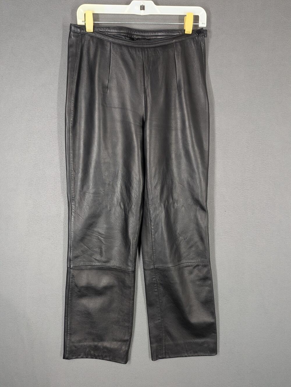 Vintage 90's Pelle Studio Leather Pants Womens Black Size 6 Wilsons